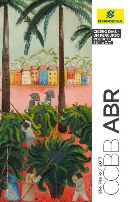 Capa do livreto de programação do CCBB São Paulo